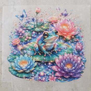 Bügelbild traumhafter Frosch