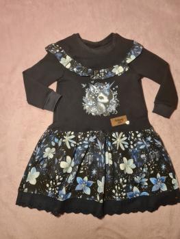 Preview: Bügelbild Einhorn blau