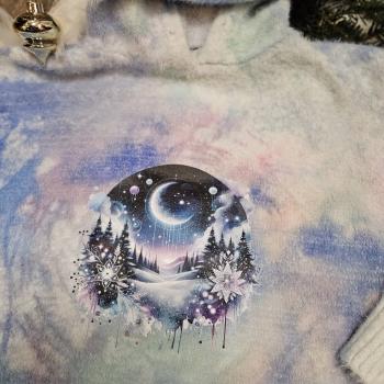 Preview: Bügelbild zauberhafte Winternacht