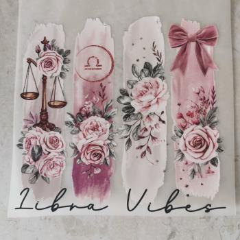 Bügelbild Sternzeichen Waage