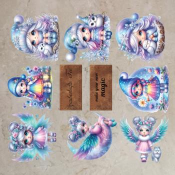 Bügelbild-Bundle bunte Zauberfeen