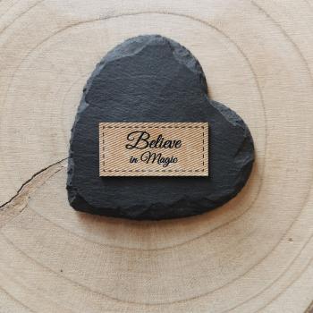 Label Believe in magic