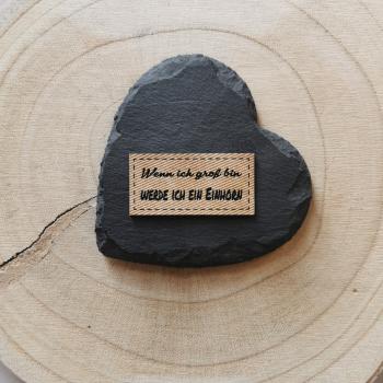 Label Wenn ich groß bin, werde ich ein Einhorn