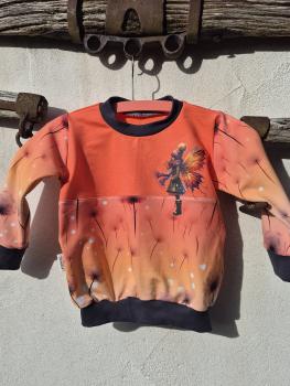 Preview: Bügelbild Winterfee lila Schal