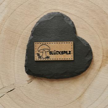 Label Glückspilz