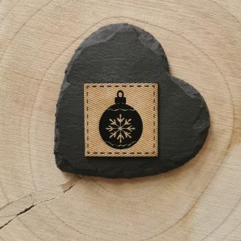 Label Christbaumkugel