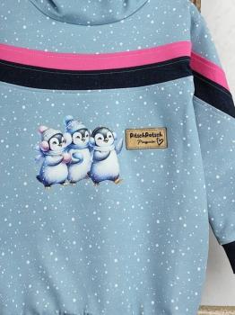 Preview: Bügelbild süßes Pinguintrio laufend