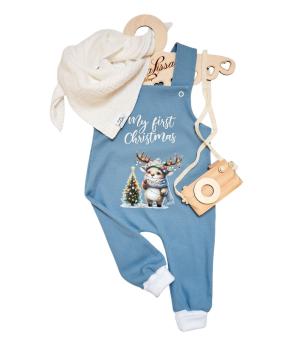 Preview: Bügelbild Rentier mit Mütze