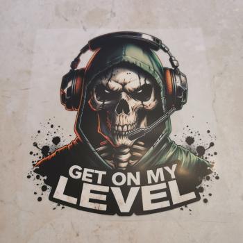 Bügelbild Get on my Level