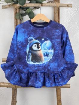 Bügelbild Arctic Moon Pinguin