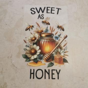 Bügelbild Honigsüß