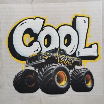 Bügelbild cool Monstertruck