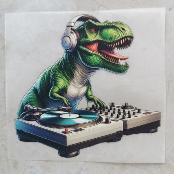 Bügelbild DJ-T-Rex