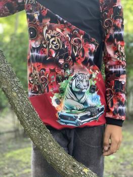 Preview: Bügelbild DJ-Tiger