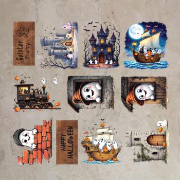 Bügelbild-Bundle Geister