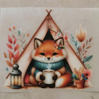 Bügelbild Abenteuer-Fuchs Wigwam
