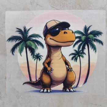 Bügelbild Sunset-T-Rex