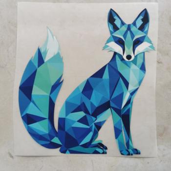 Bügelbild Geo-Fuchs
