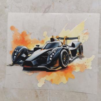 Bügelbild Racingcar