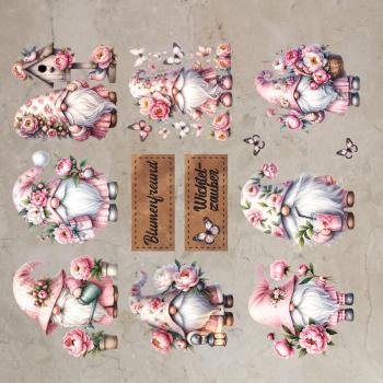 Bügelbild-Bundle Blumenwichtel