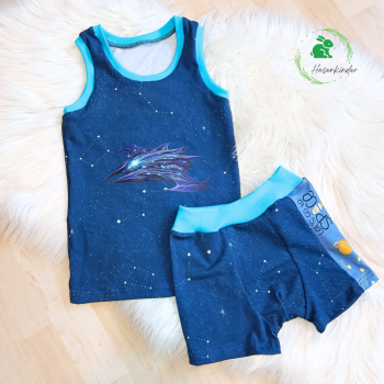 Preview: Bügelbild blaues Spaceshuttle