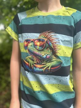 Preview: Bügelbild Leguan Sunglasses