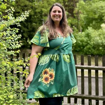 Preview: Bügelbild Fünf Sonnenblumen