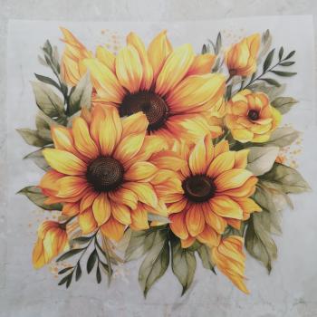 Bügelbild Sonnenblumenbouquet