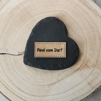 Label Kind vom Dorf