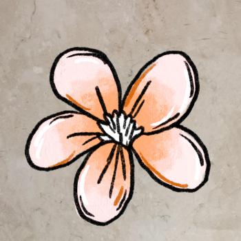 Bügelbild Blume zu Igel