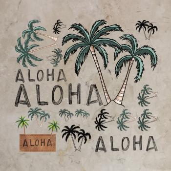 Design-Bügelbild-Bundle Aloha