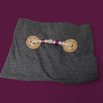 Preview: Ösenpatch-Set rund floral