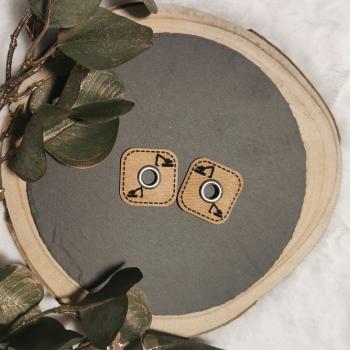 Ösenpatch-Set eckig Bagger