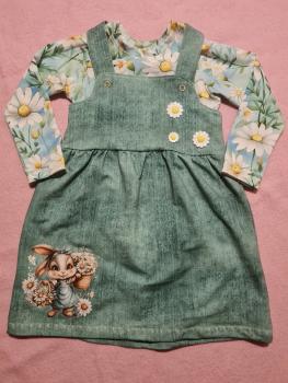 Preview: Bügelbild Blumenhase Kleid