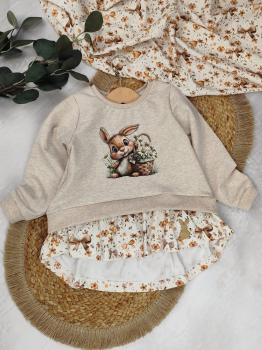 Preview: Bügelbild Blumenhase Korb