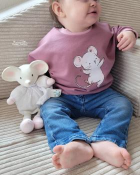 Preview: Bügelbild fröhliche Maus