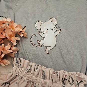 Preview: Bügelbild fröhliche Maus