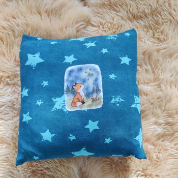 Preview: Bügelbild Glühwürmchenfuchs Nachthimmel