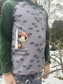 Preview: Bügelbild Jemand zu Hause-Schildi