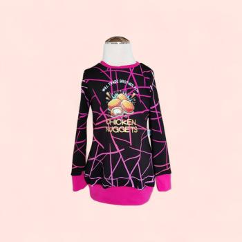 Preview: Bügelbild Tausche Bruder gegen Chicken-Nuggets