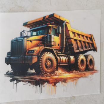 Bügelbild cooler Kipper