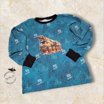 Preview: Bügelbild cooler Kranwagen