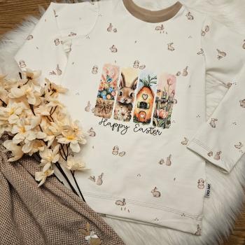 Preview: Bügelbild Happy Easter bunt