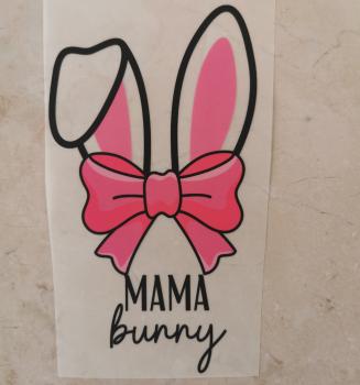 Bügelbild Mama Bunny