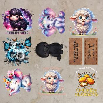 Bügelbild-Bundle süße Tiere