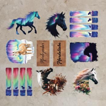 Bügelbild-Bundle wundervolle Pferde