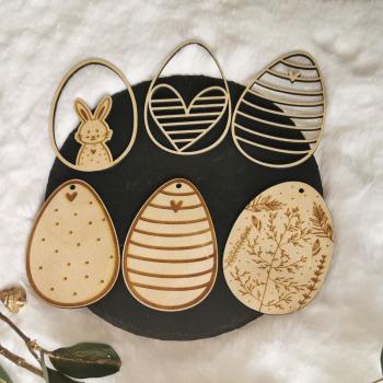 Osterhänger Eier-Set 6Stk.
