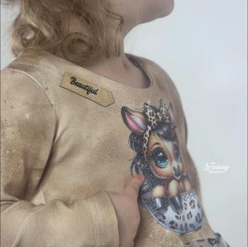 Preview: Bügellabel Pfeil Beautiful