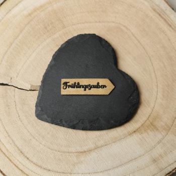 Bügellabel Pfeil Frühlingszauber