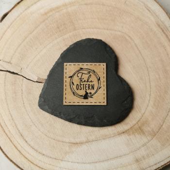 Label Frohe Ostern Hase